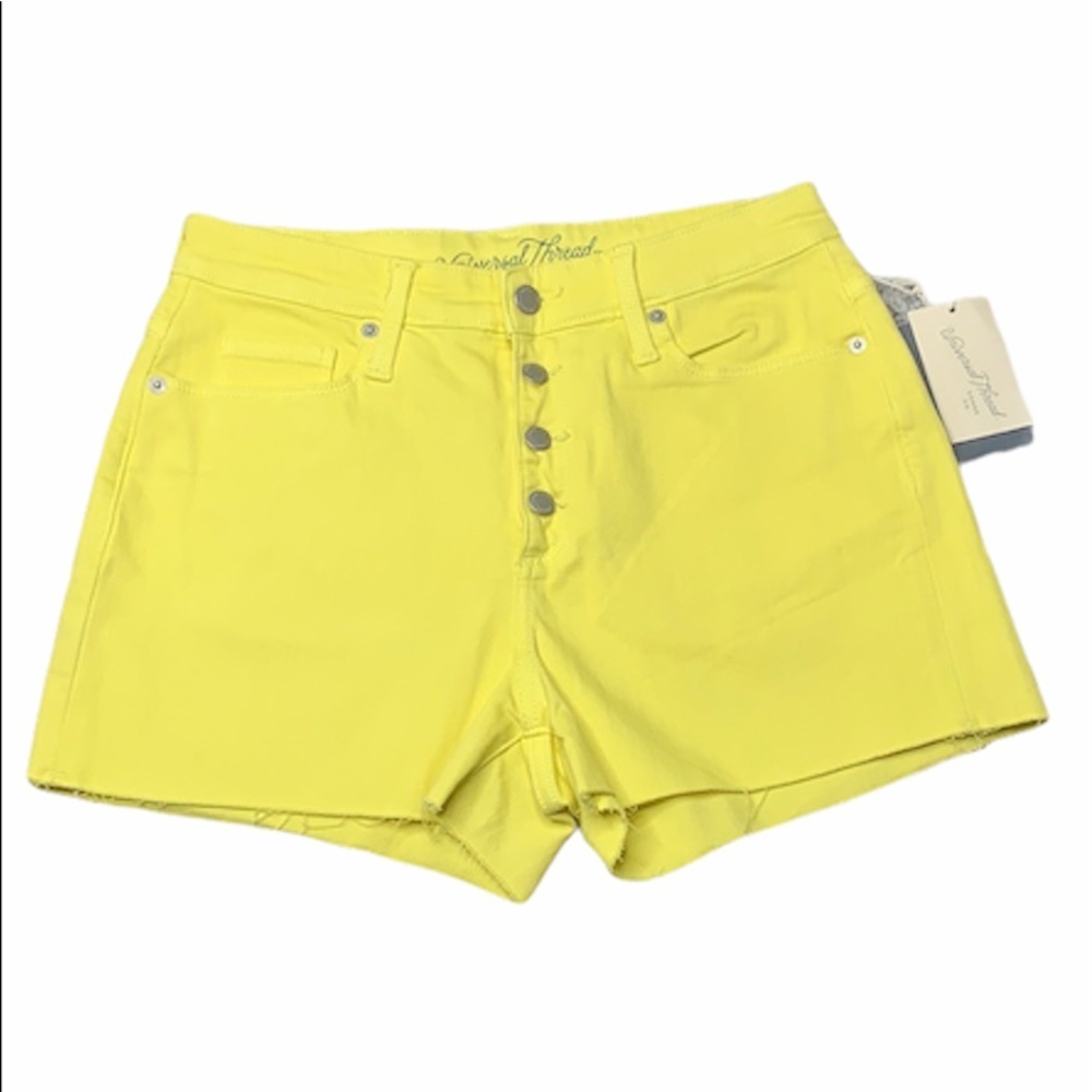 Universal Thread‎ Lemon  High-Rise Shortie Size 6